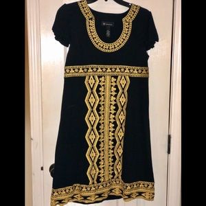 GORGEOUS INC Black & Gold Dress ♥️